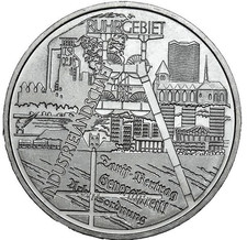 Münze 10 Euro Ruhrgebiet 2003 Stempelglanz  in Kapsel