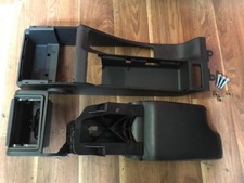 BMW E46 Leder Echtleder Armlehne MAL Mittelarmlehne schwarz Leder komplett 1.