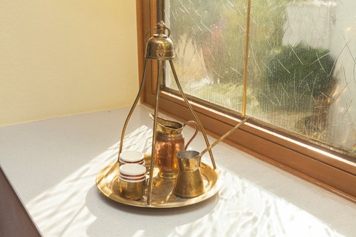Orient mokka set goldfarben - mokka,