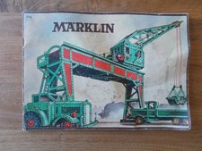 Sehr alter Märklin - Metallbaukasten- Katalog 71z / 100 / 102 / 104