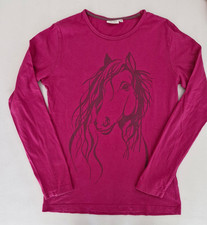 Zab Kids  / T-Shirt / Langarm - Gr. 152/158 - Motiv: Pferd