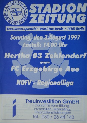 Programm nofv regionalliga - programm,