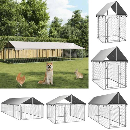Outdoor hundezwinger mit dach - mit,