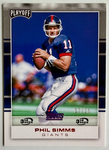 Phil simms 2017 panini playoff - simms,