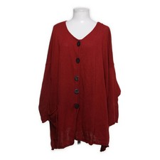 Barbara Speer, Strickjacke, Damen, Größe: XS, Rot, Baumwolle/Polyamid -Wn4