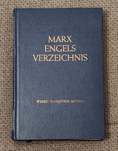 Marx engels verzeichnis - marx,