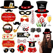 25 Casino Fotobox Requisiten