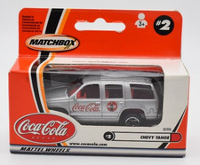 Matchbox Superfast Chevy Chevrolet Tahoe Coca Cola silber China Base MBX 1/64