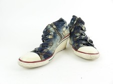 ASN Damen Schuhe Sneaker Gr. 36 Blau Wedges Keilabsatz Jeanslook (18757)