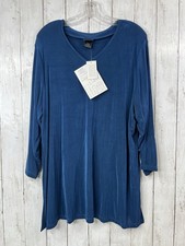 Citiknits 2X Shirt Top Blue
