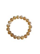 Wunderschönes, klares Bernstein Armband 10 mm - Heilstein