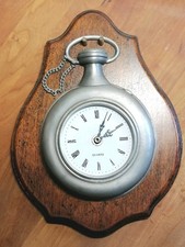 Zinn Wanduhr mit Junghans