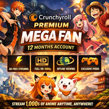Crunchyroll Premium Mega Fan |