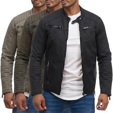 Herren Jacke Übergangsjacke Steppjacke Jacket Biker Motorrad Look MC Redbridge