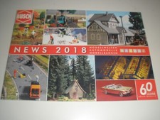 BUSCH  Neuheiten Katalog 2018 Modellbahn Prospekt   Automodelle
