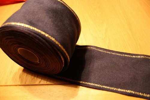 Leinenband dunkelblau 10 cm - leinenband,, dunkelblau,