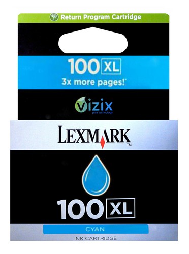 Original lexmark 100xl cyan - lexmark,