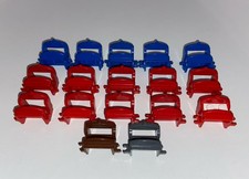 Lego 17 Defekte Pferdesattel - Pferdesättel 4491a 4491b