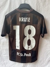FC ST. PAULI Trikot. Kruse 18. 2011-2012. Platz an der Sonne Gr 140 + Autogramme
