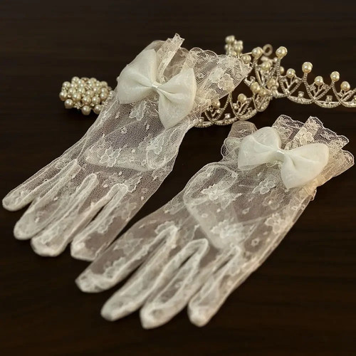 Bridal wedding gloves vintage - wedding,