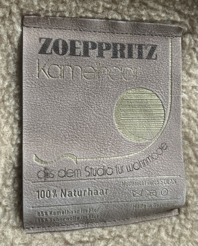 Kamelhaardecke zoeppritz - kamelhaardecke,