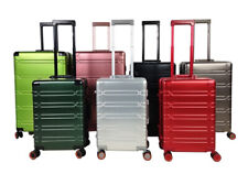 Koffer Reisekoffer Hartschale aus Aluminium Heuer "Line" Luxus Aluminium Koffer