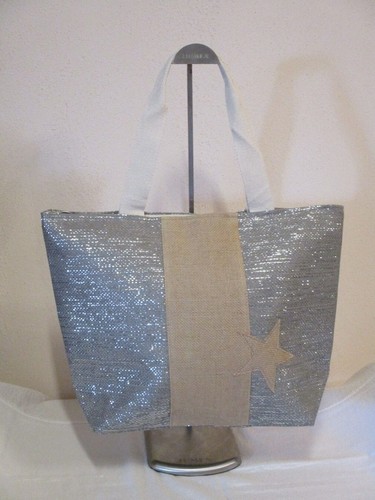 Badetasche shopper silber - shopper,