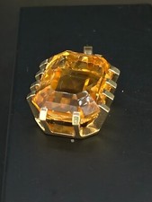 Anhänger 585 GOLD 14 Karat Gelbgold Gold Citrin