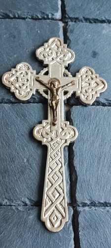 Altes orthodoxes kreuz mit - altes,