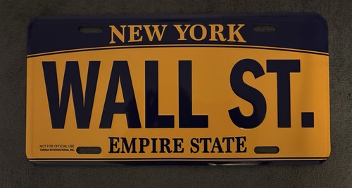 New york nummernschild - new,