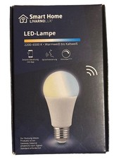 Livarno Lux Smart Home LED Lampe E27 dimmbar Warmweiß Kaltweiß App
