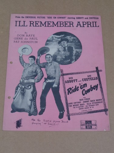 Abbott costello ride em - abbott, &