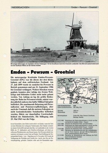 Emden pewsum greetsiel - -,
