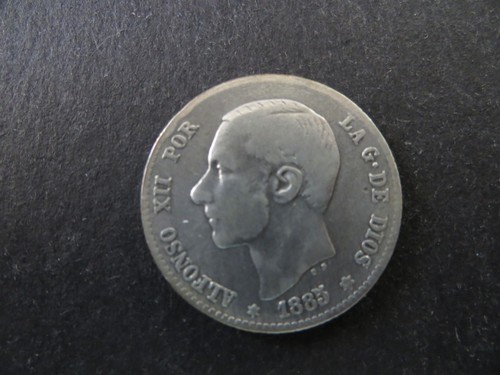 Münze spanien alfonso xii - münze, 1