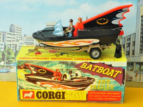 Corgi toys 107 batboat - toys, -batman