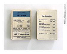 1 Satz Monopoly Strassenkarten Hypothekenbrief Ersatzteil Brettspiel