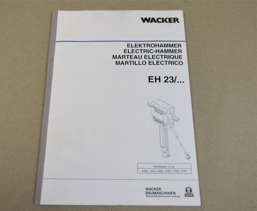 Wacker 110 220 - wacker, 23/240