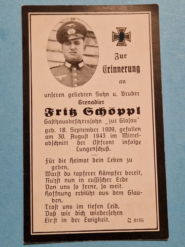 Top sterbebild grenadier - 2.wk,