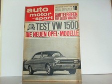 Auto Motor und Sport. Heft 18