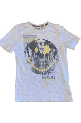 Smiley world shirt - world,
