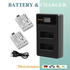 2X LP-E8 Akku 1800mAh+Ladegerät Für Canon EOS 550D 600D 650D 700D Rebel T2i T3i