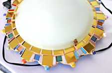 Bunte Mosaik Lampe Wandlampe