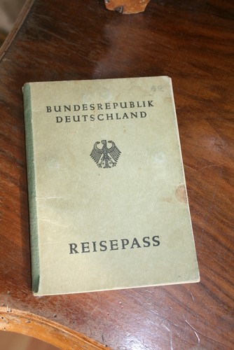 Brd reisepass 1954 ehepaar - 1954,