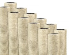 9 cm Deluxe-Sisalstamm mit 8