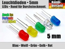 LED 30° 5mm rund rot gelb