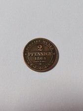 Sachsen 2 Pfennig 1864 B