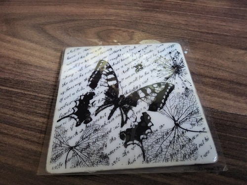 Stempel schmetterling mit - -,