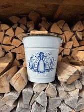 3 X Original DDR Emaille Eimer