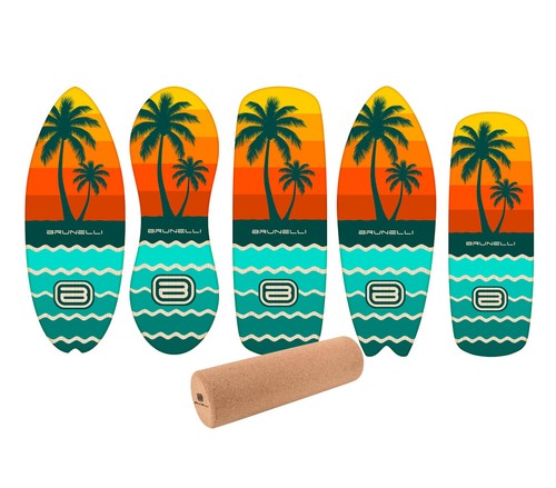 Brunelli balance board set - board,