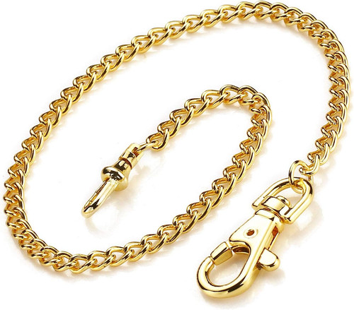 Taschenuhrenkette gold silber - taschenuhrenkette, gold/silber